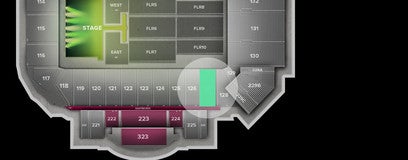 Seat view from Lower