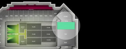 Seat view from Lower