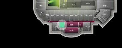 Seat view from Upper