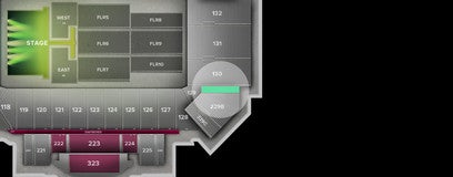 Seat view from Upper