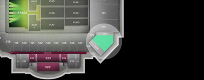 Seat view from Upper