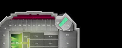 Seat view from Upper