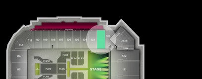 Seat view from Lower