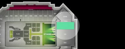 Seat view from Lower