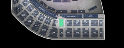 Seat view from Lower