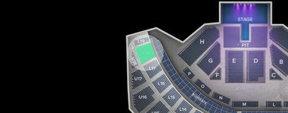 Seat view from
