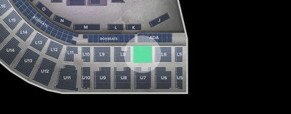 Seat view from Lower