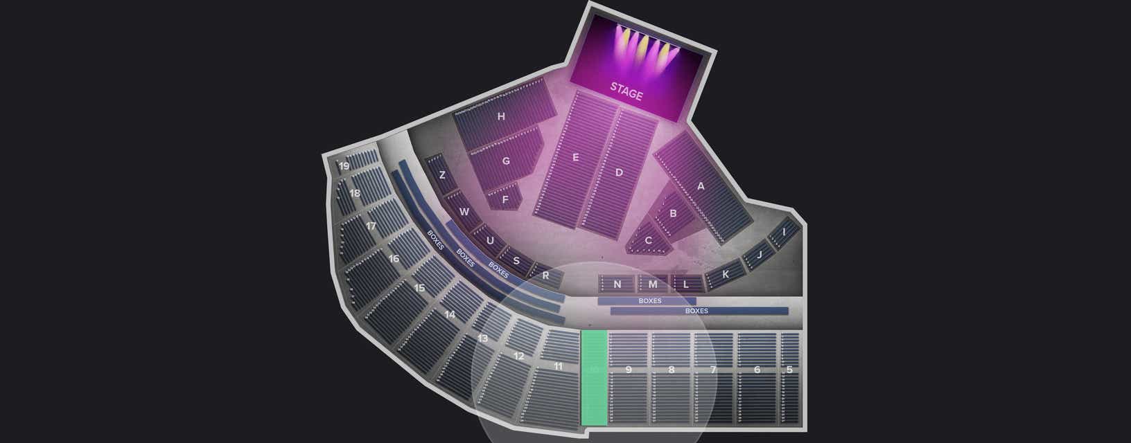 Seat view from Upper