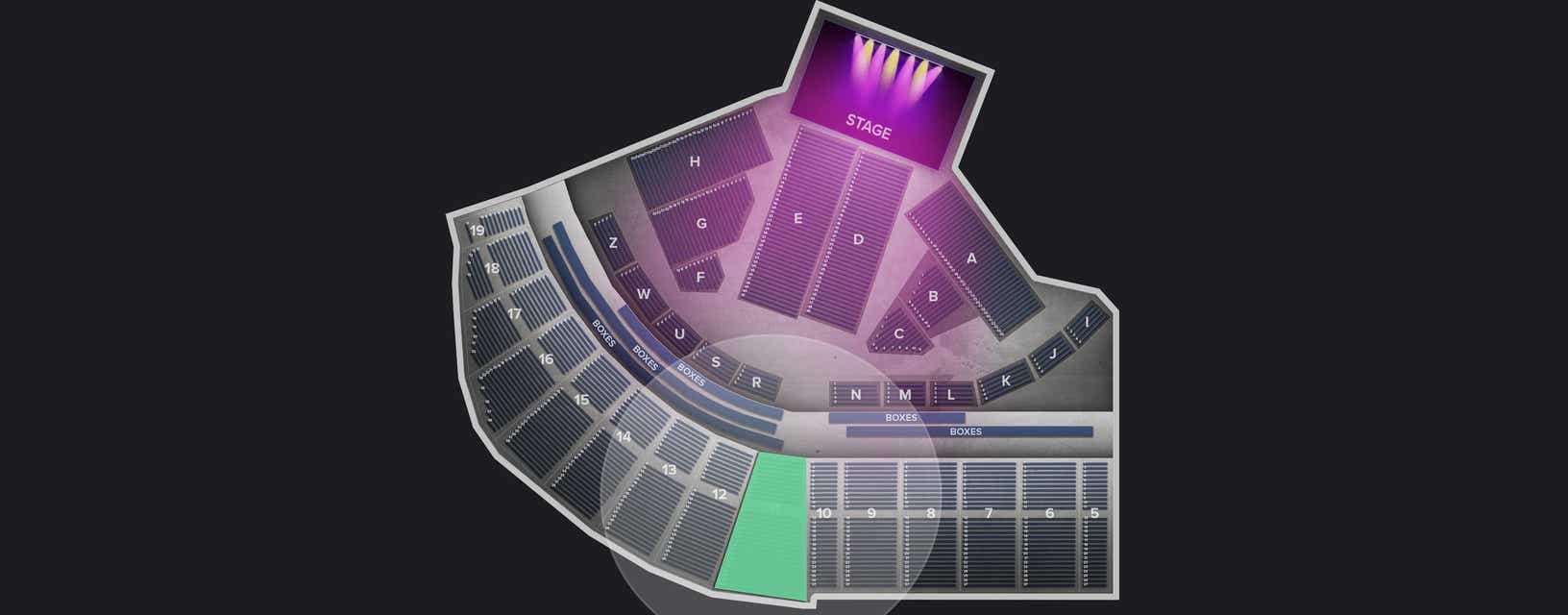 Seat view from Upper