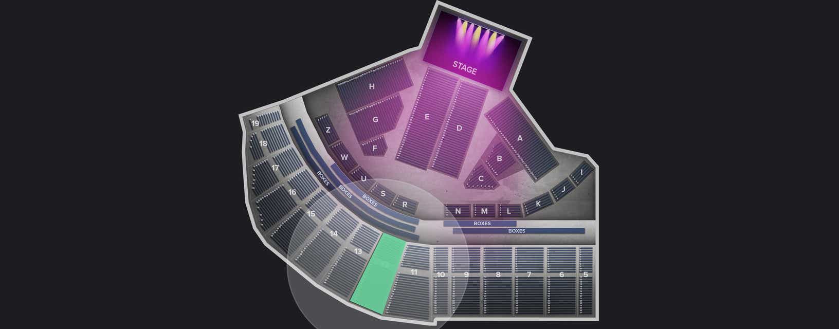 Seat view from Upper