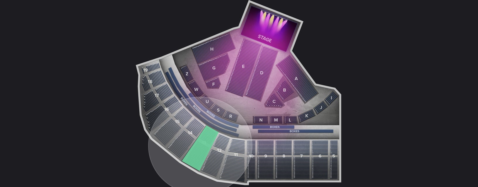 Seat view from Upper