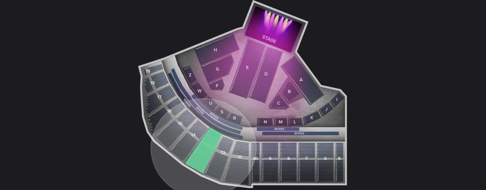 Seat view from Upper