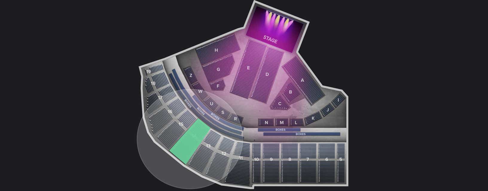 Seat view from Upper