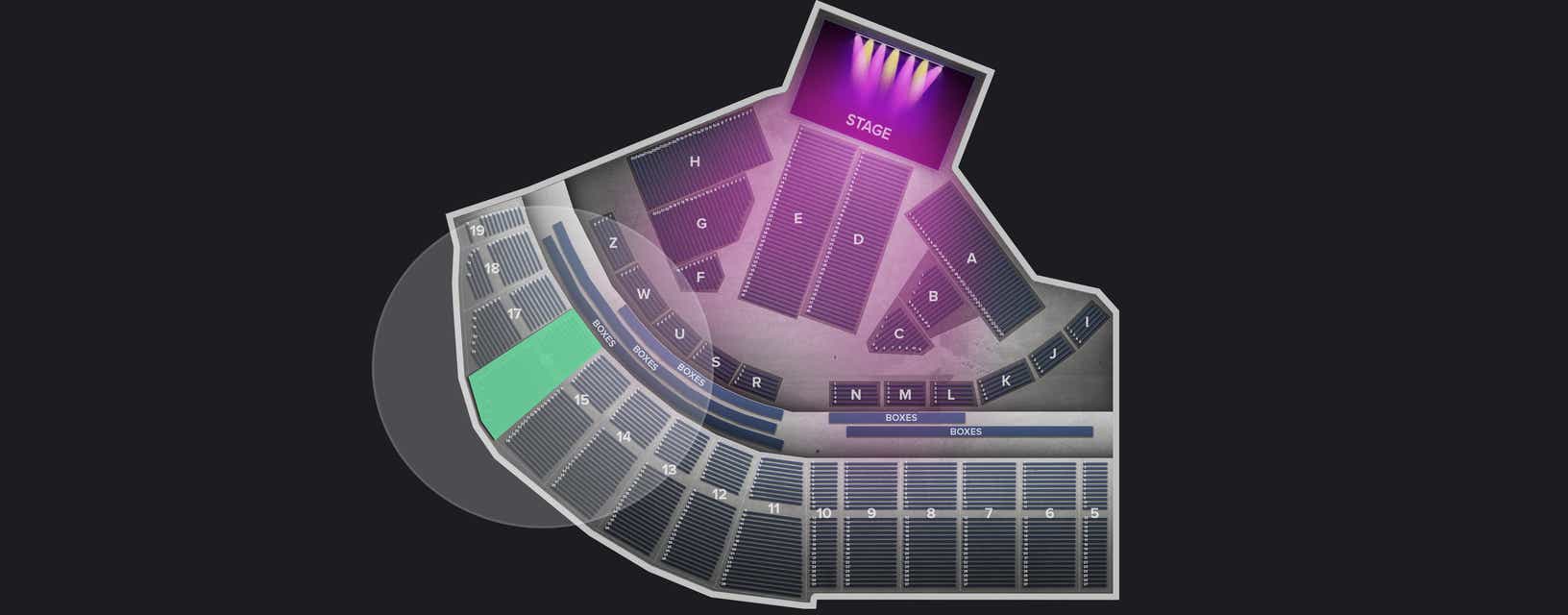 Seat view from Upper