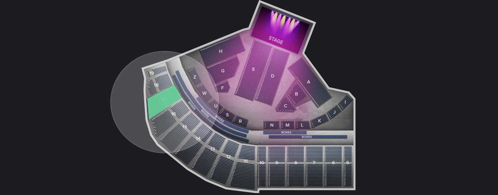 Seat view from Upper