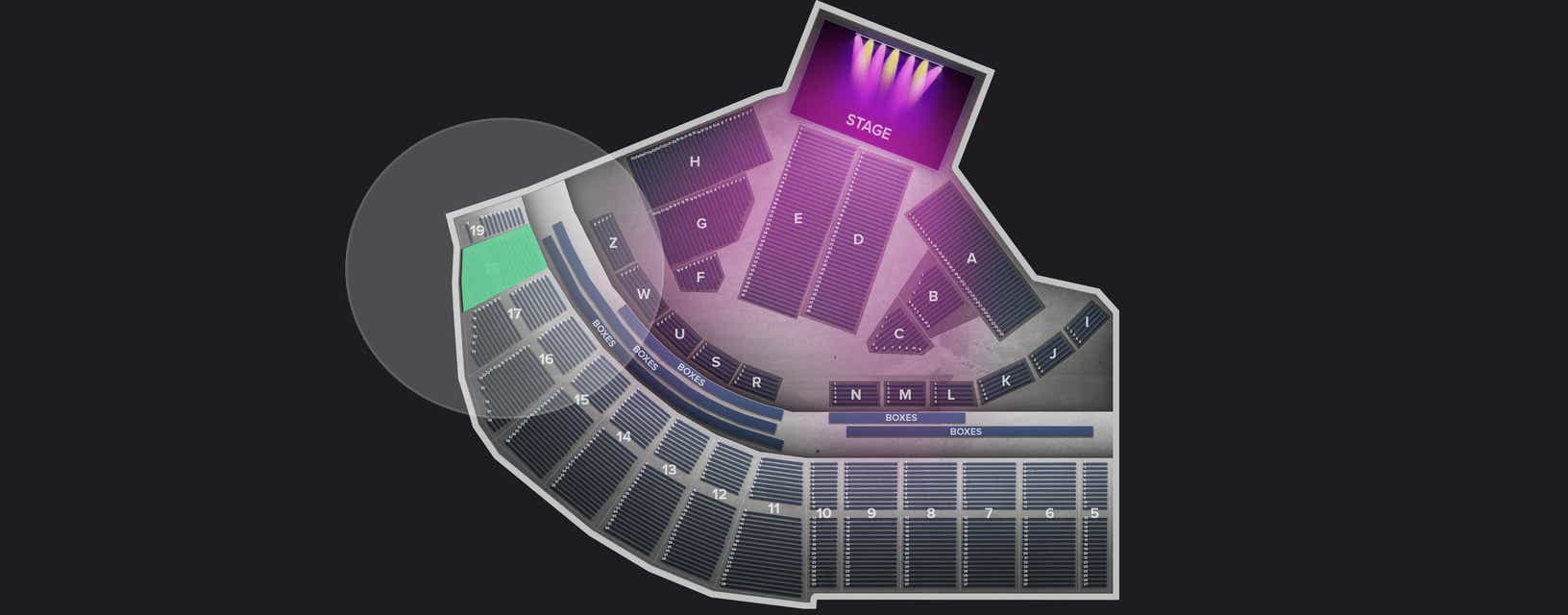 Seat view from Upper