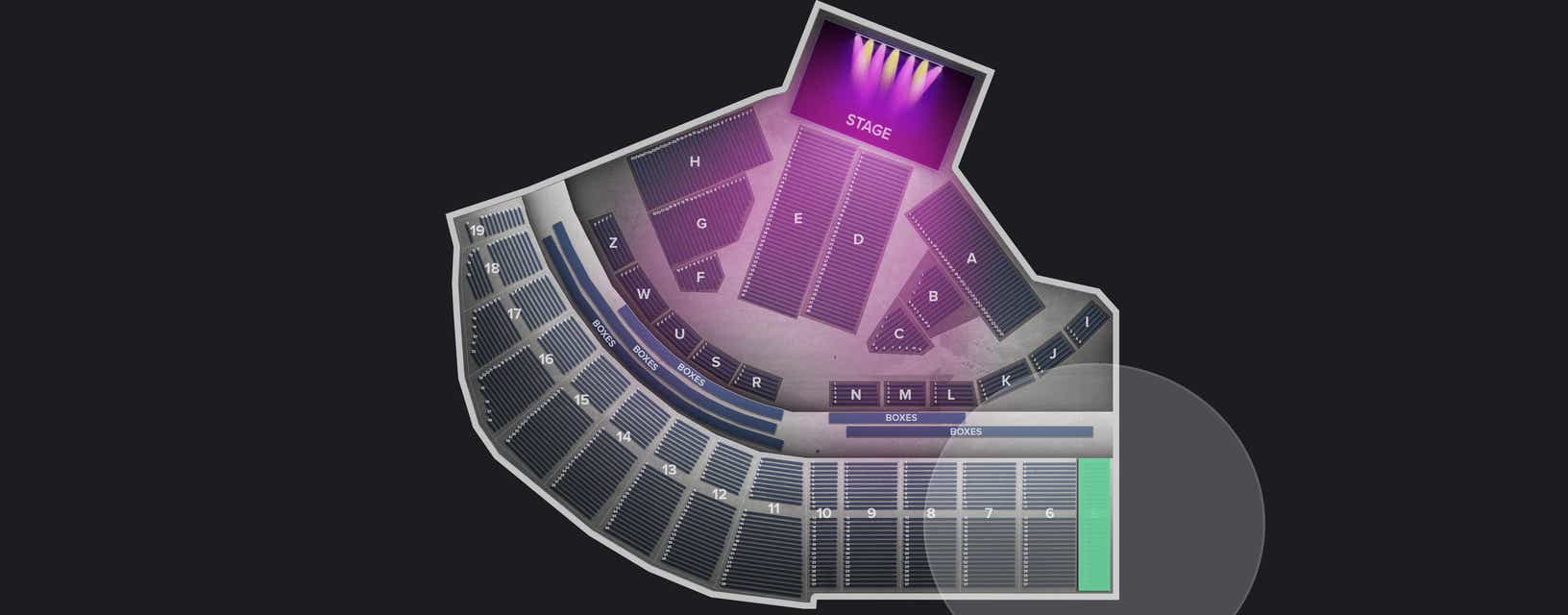 Seat view from Upper