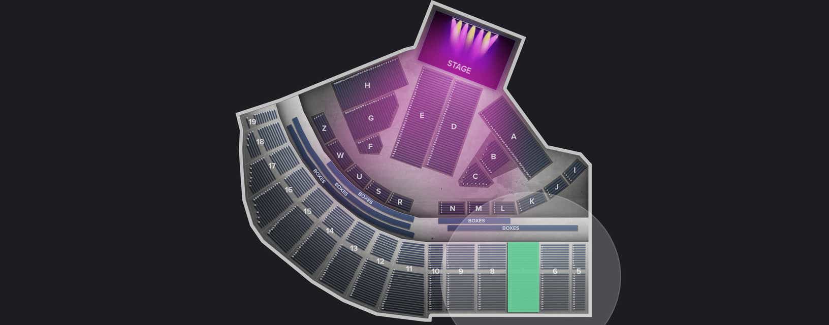 Seat view from Upper