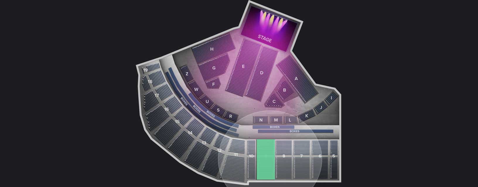 Seat view from Upper