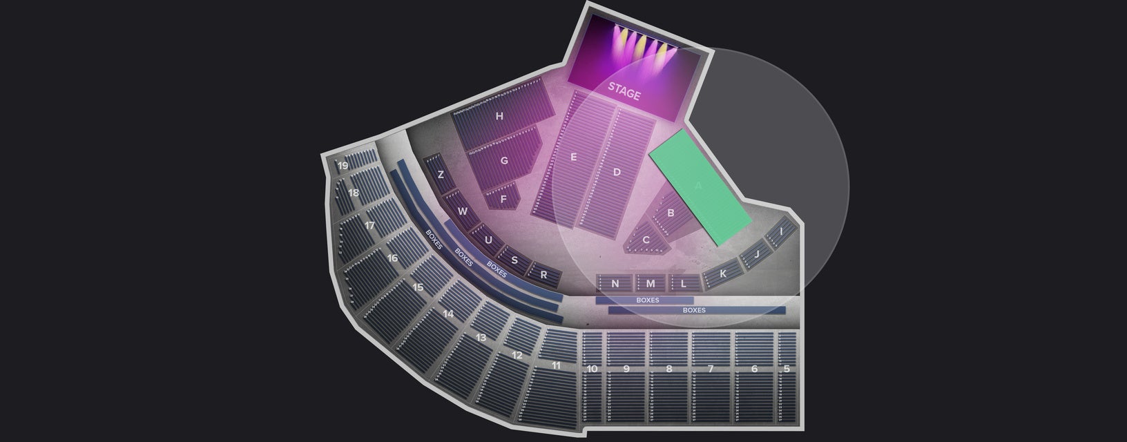 Seat view from Floor