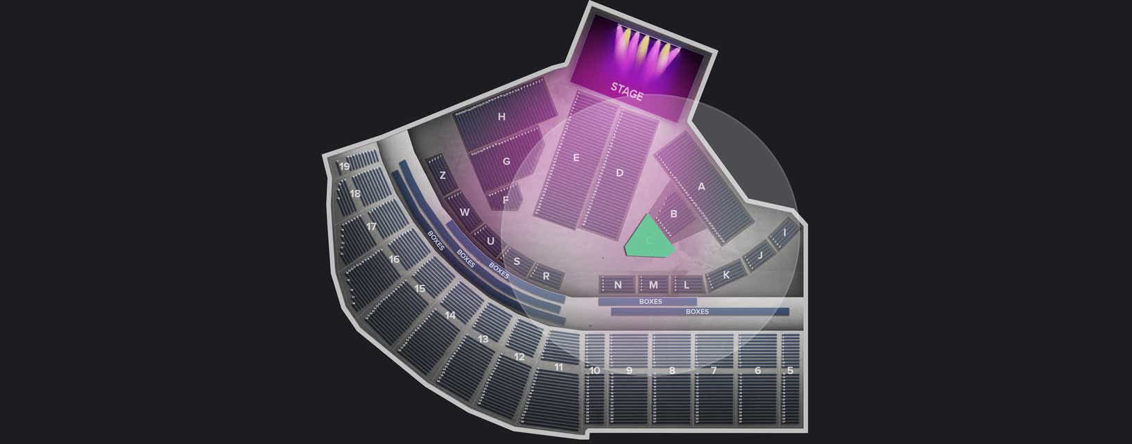 Seat view from Floor