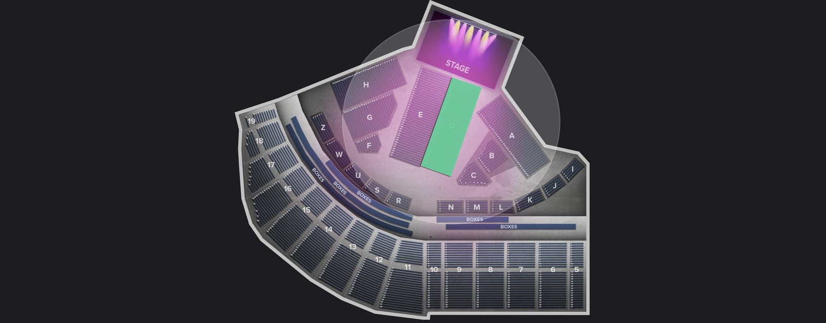 Seat view from Floor