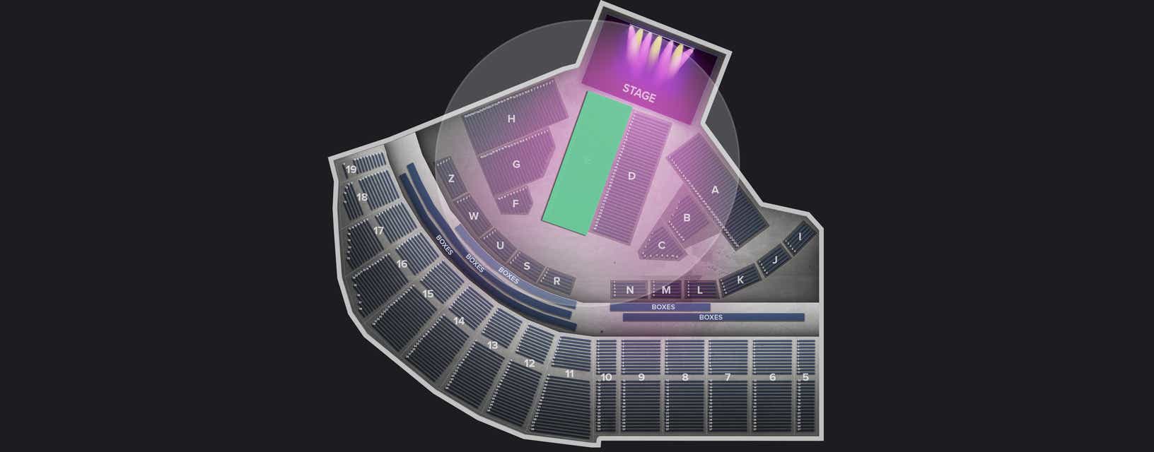 Seat view from Floor