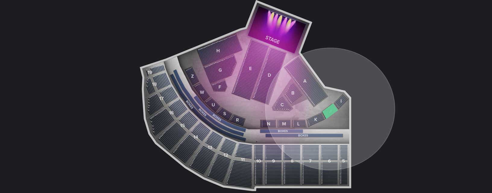 Seat view from Floor