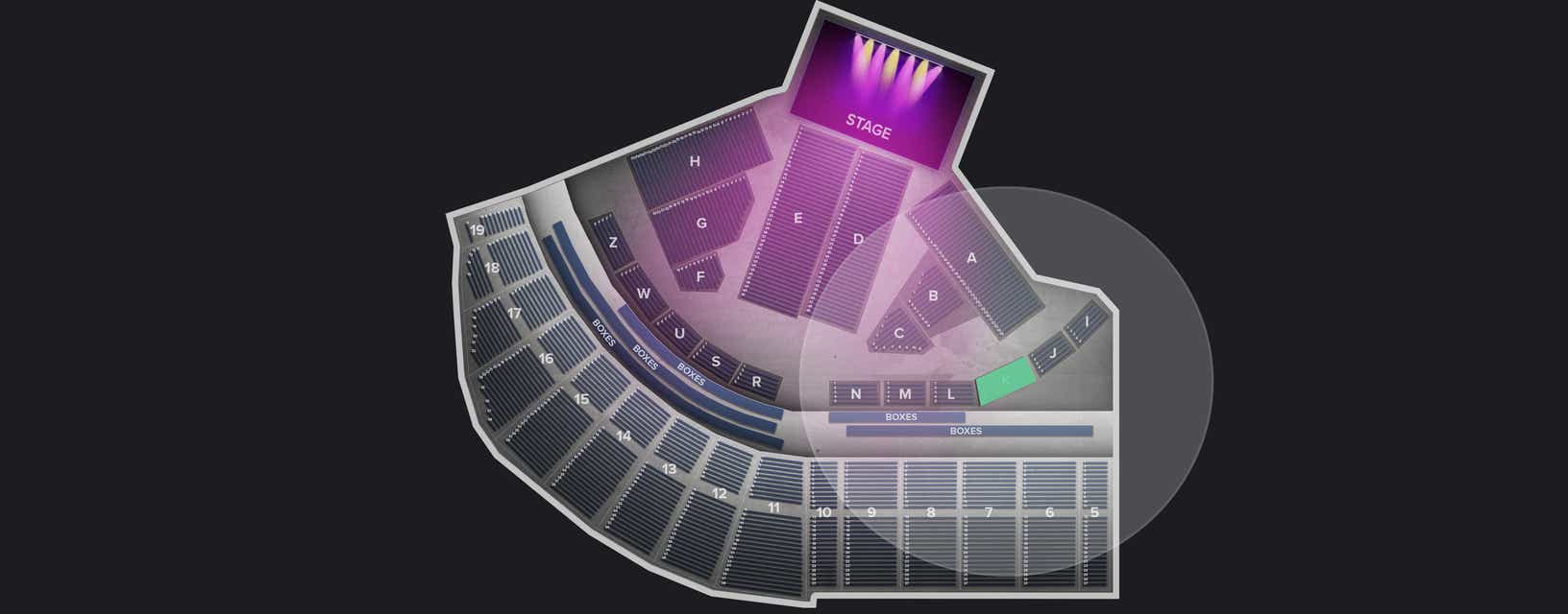 Seat view from Floor