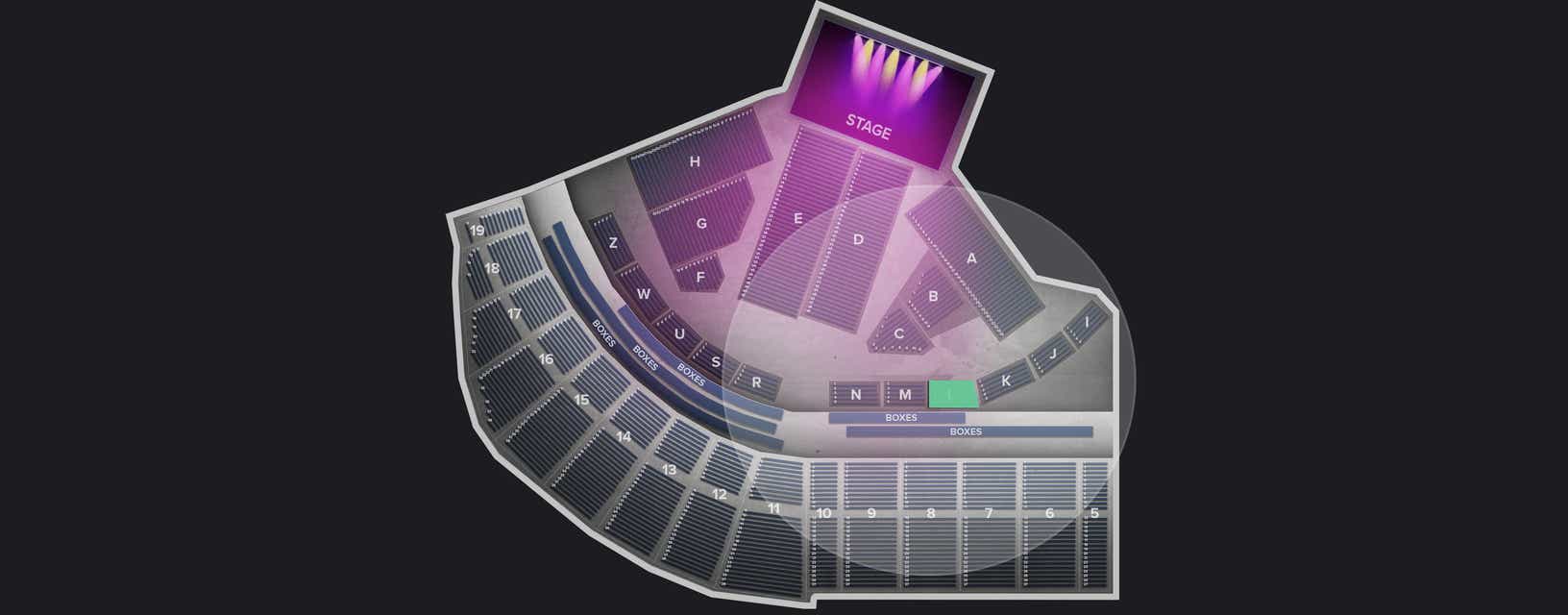 Seat view from Floor