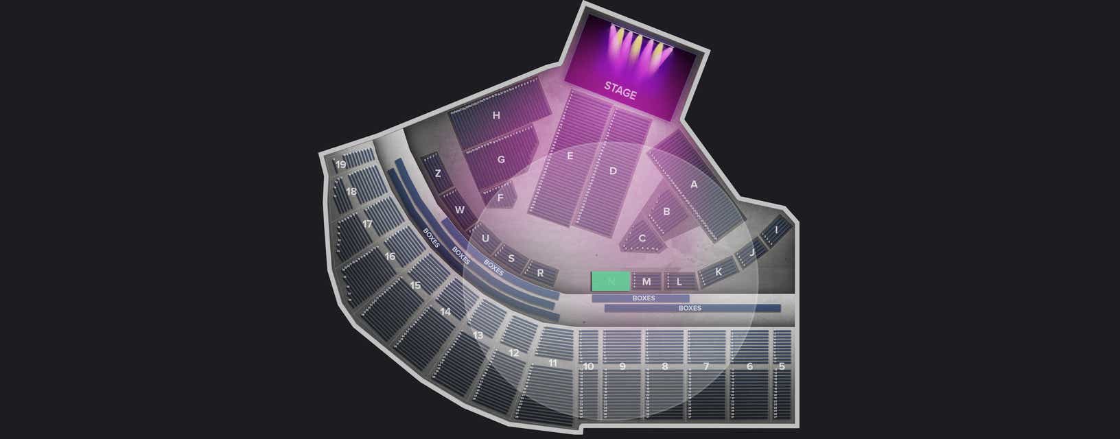Seat view from Floor
