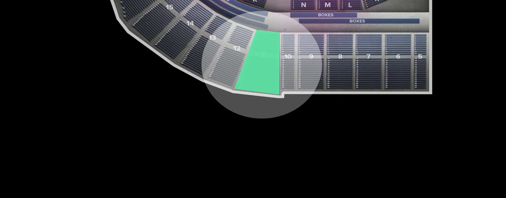Seat view from Upper