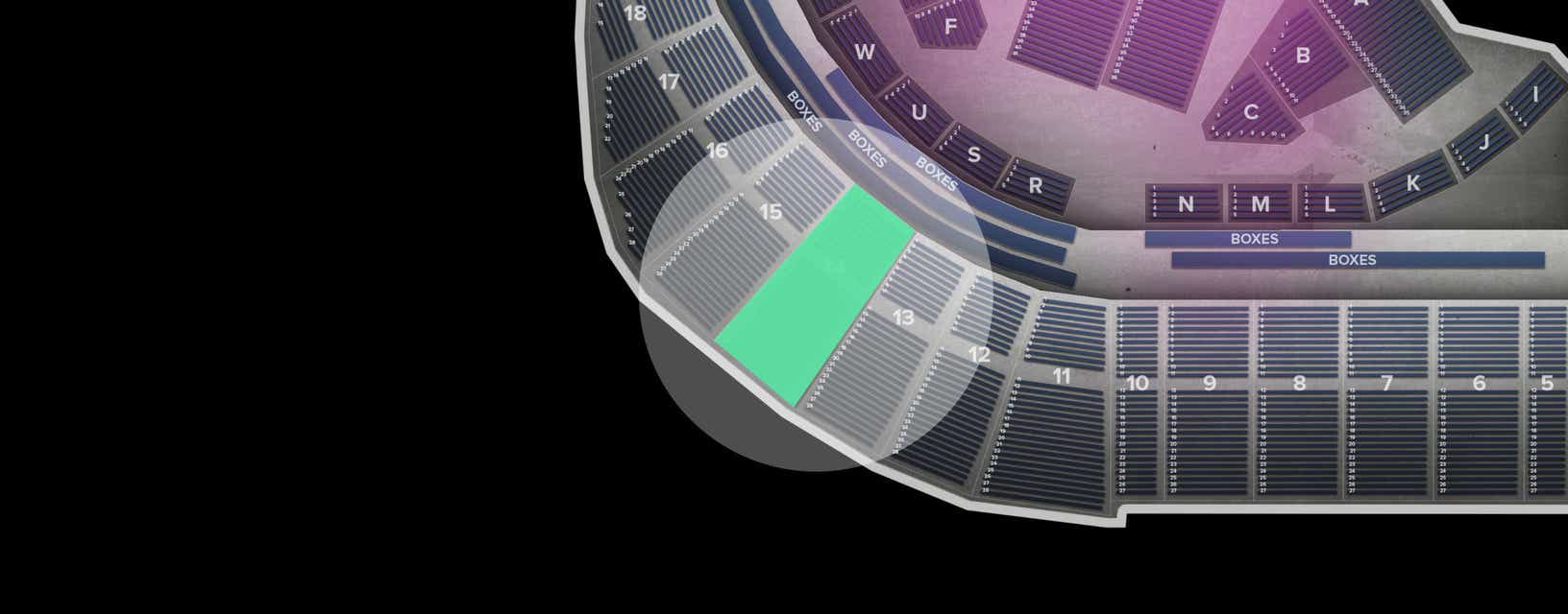 Seat view from Upper