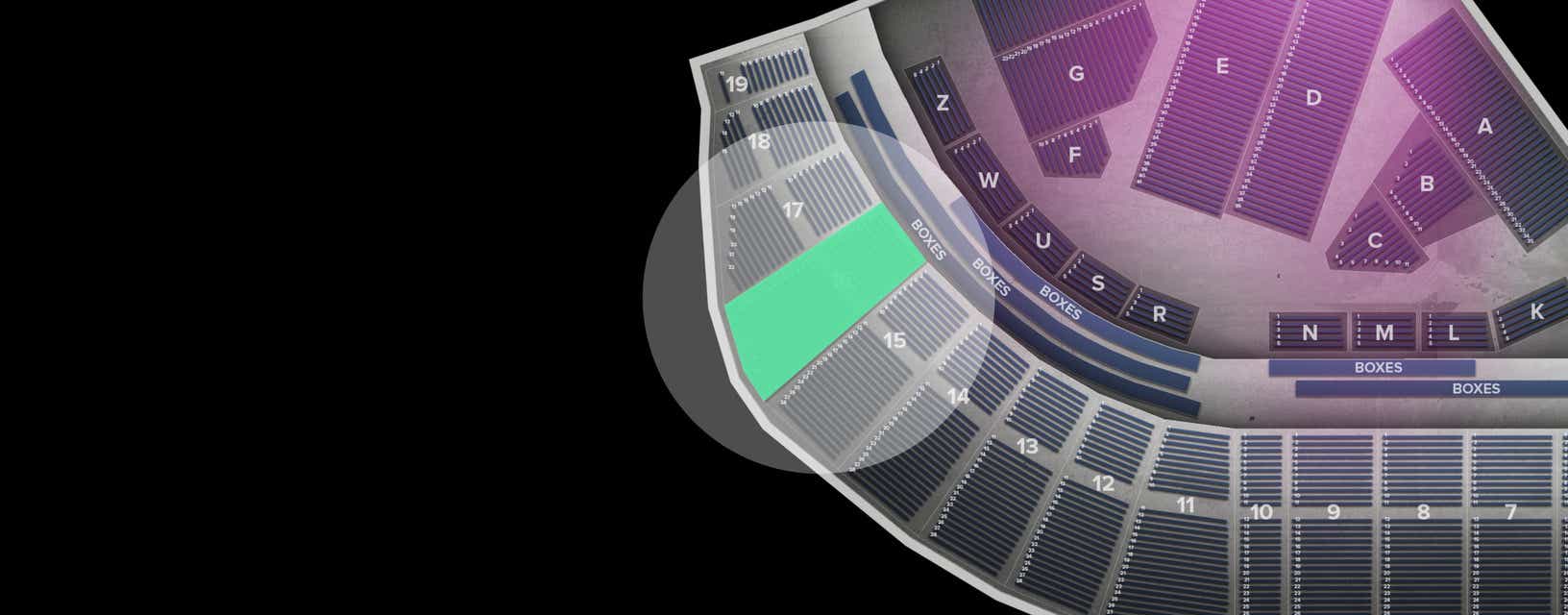Seat view from Upper