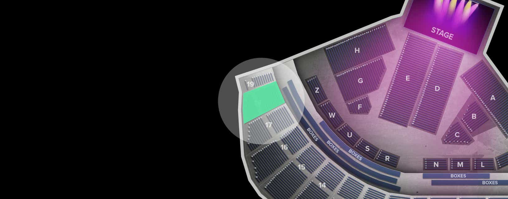 Seat view from Upper