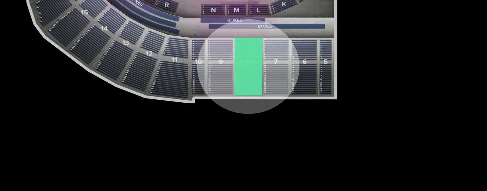 Seat view from Upper