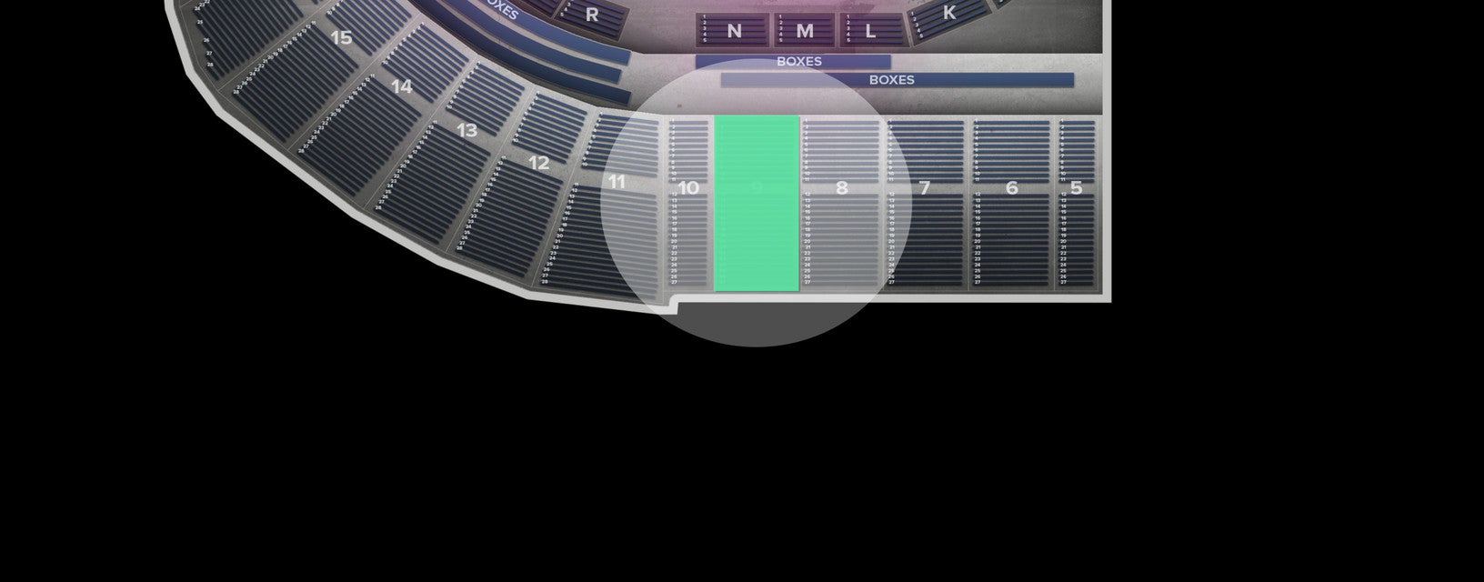 Seat view from Upper