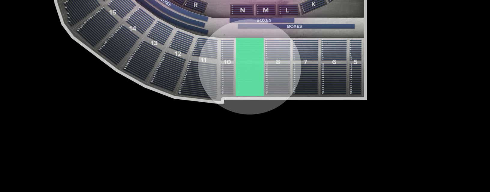 Seat view from Upper