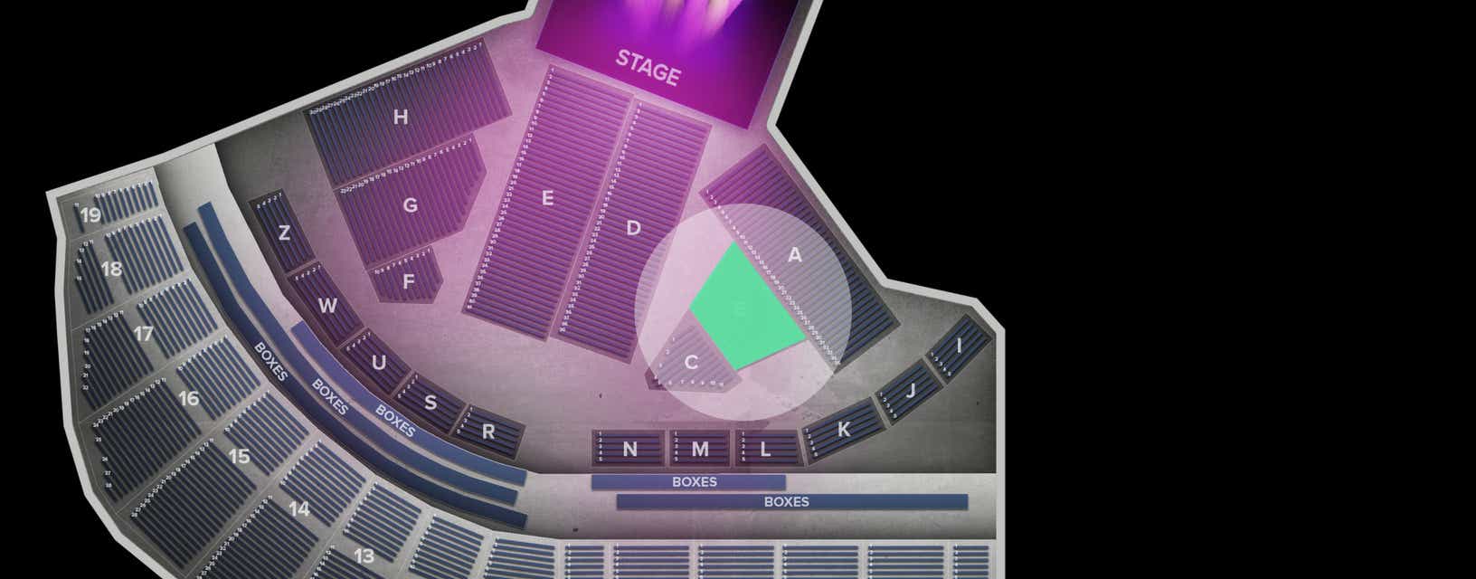 Seat view from Floor