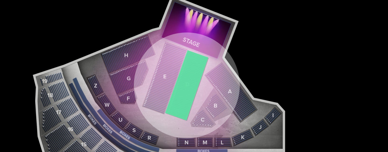 Seat view from Floor
