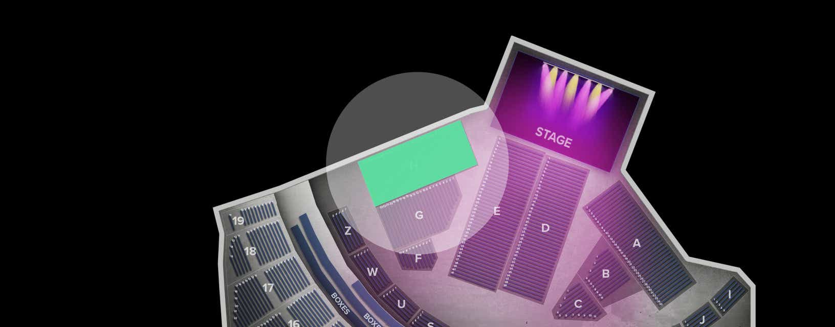 Seat view from Floor