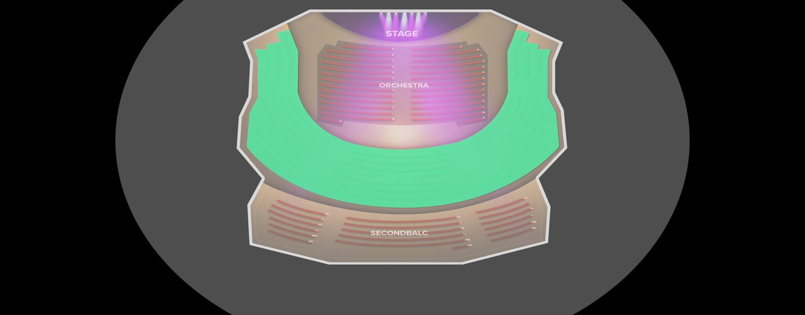 Seat view from First Balcony