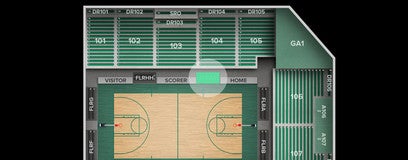 Seat view from Courtside