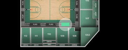 Seat view from Courtside