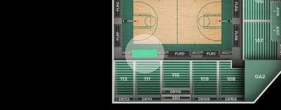 Seat view from Courtside