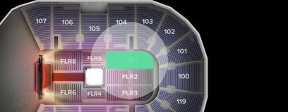 Seat view from Floor