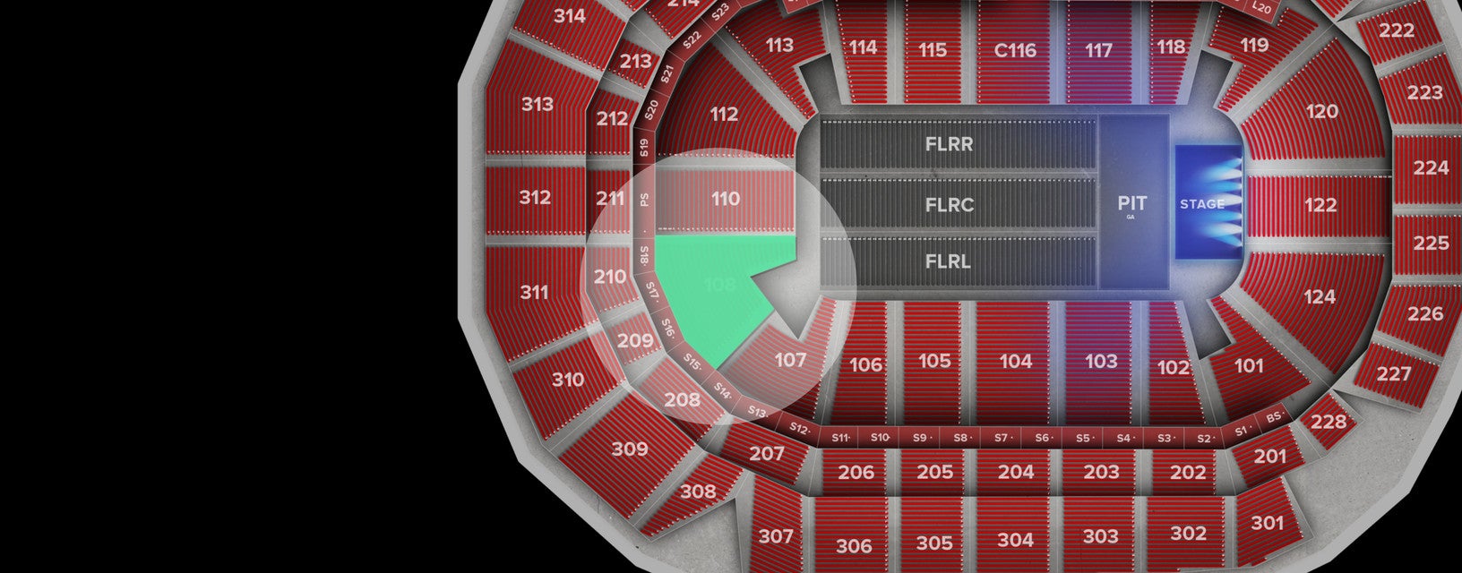 Seat view from Lower