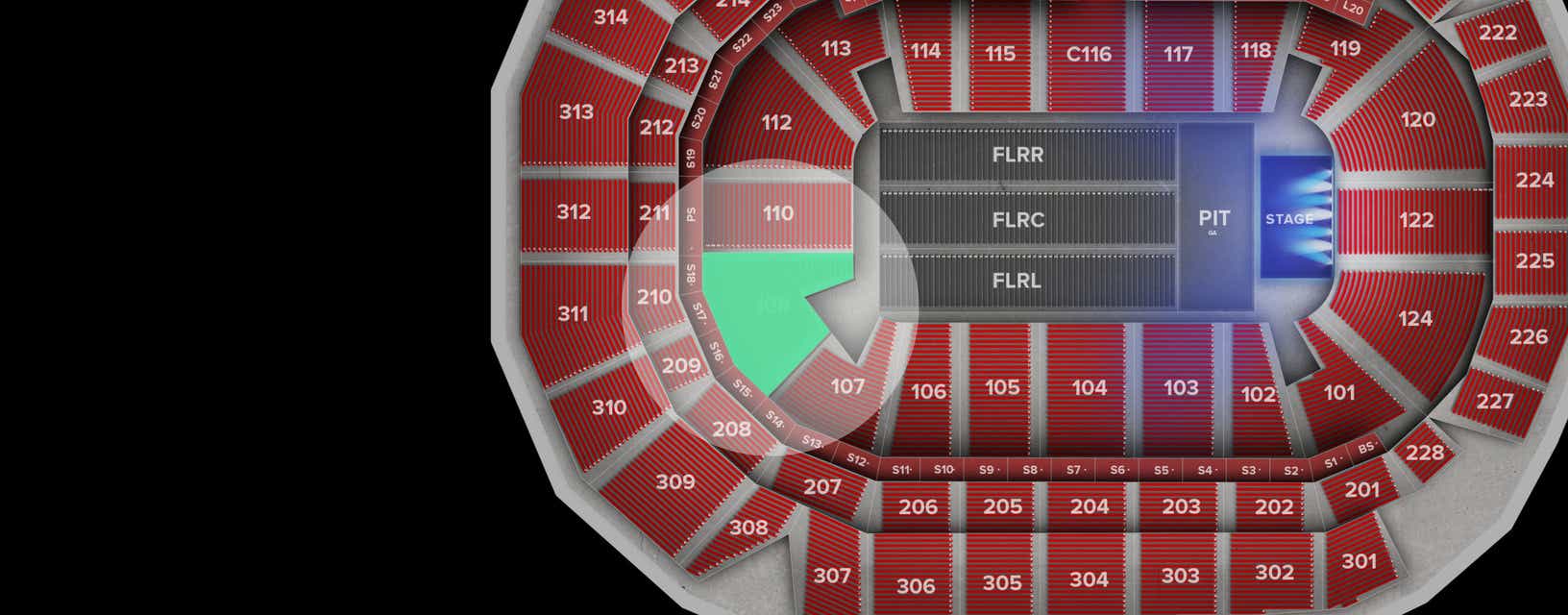 Seat view from Lower