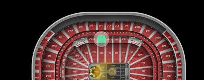 Seat view from Club Box