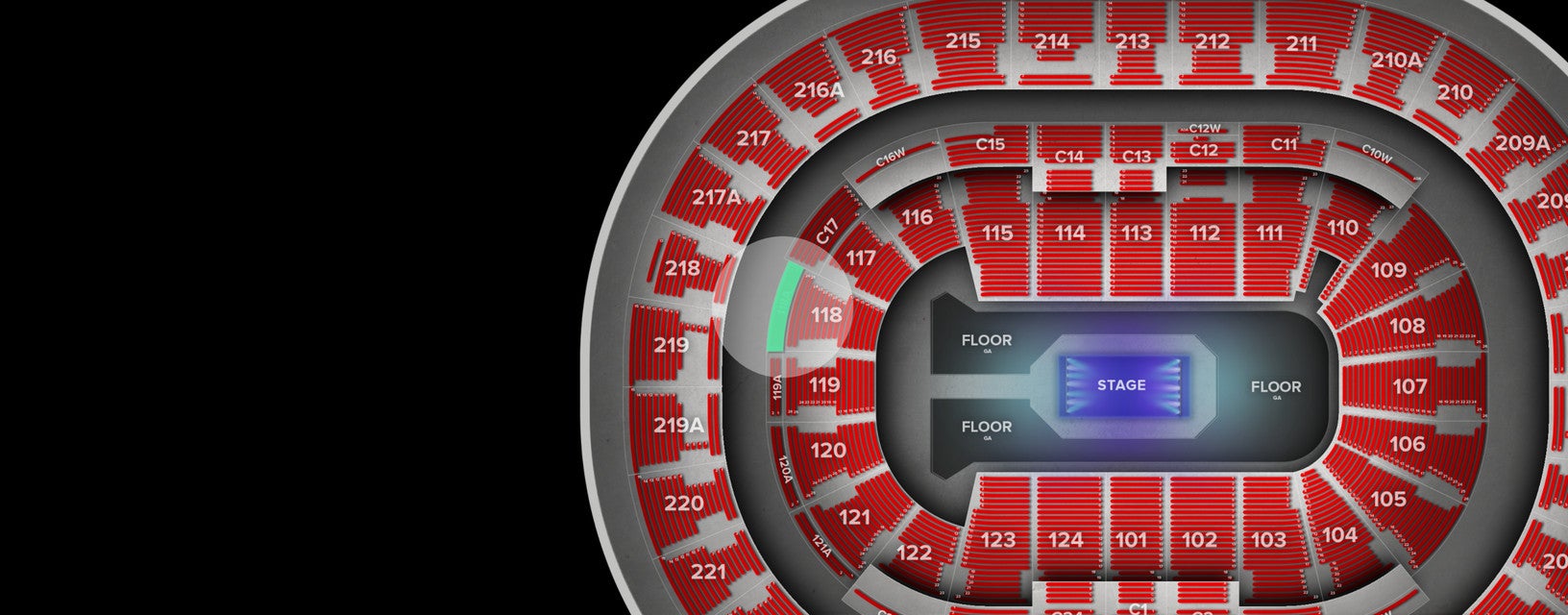 Seat view from Lower